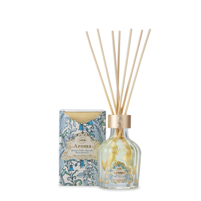 Mini Aroma Reed Diffuser Jasmine & Blue Hyacinth 3.3oz (100ml)