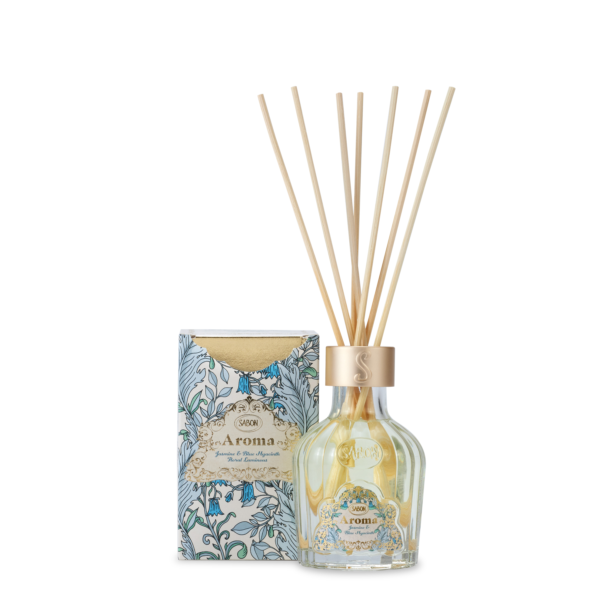 Mini Aroma Reed Diffuser Jasmine & Blue Hyacinth 3.3oz (100ml)