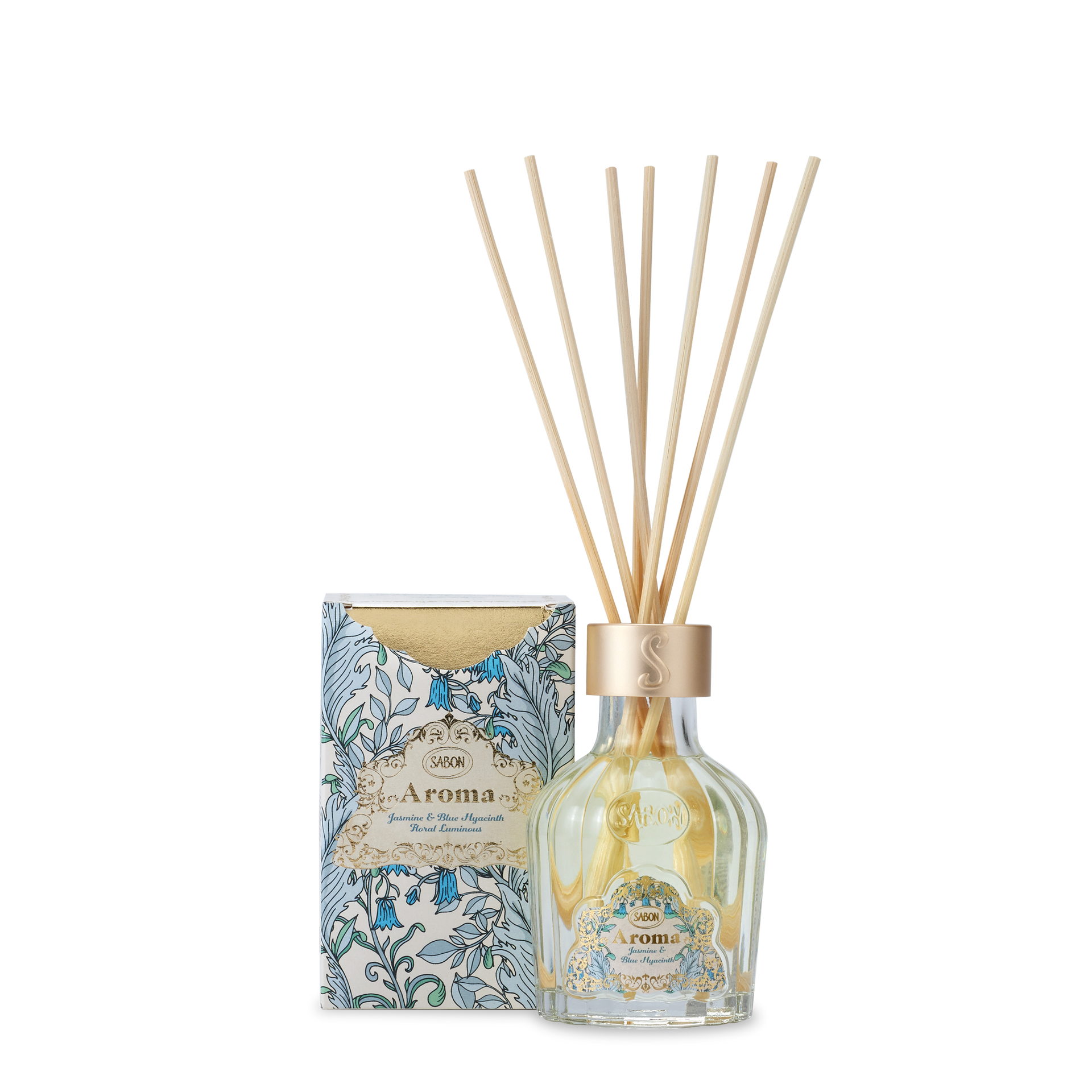 Mini Aroma Reed Diffuser Jasmine & Blue Hyacinth 3.3oz (100ml)