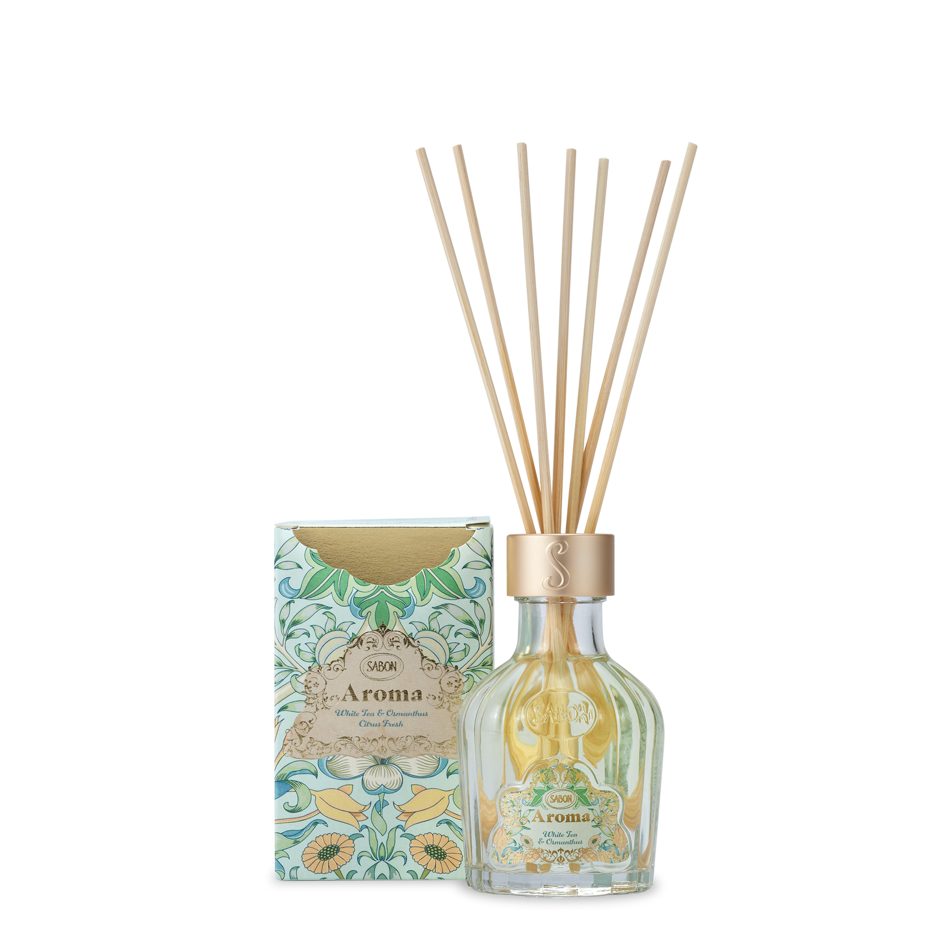Mini Aroma Reed Diffuser White Tea & Osmanthus 3.3oz (100mL)