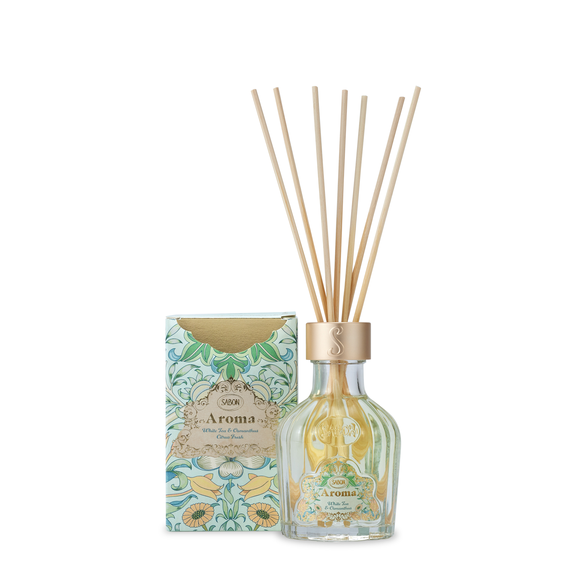 Mini Aroma Reed Diffuser White Tea & Osmanthus 3.3oz (100mL)