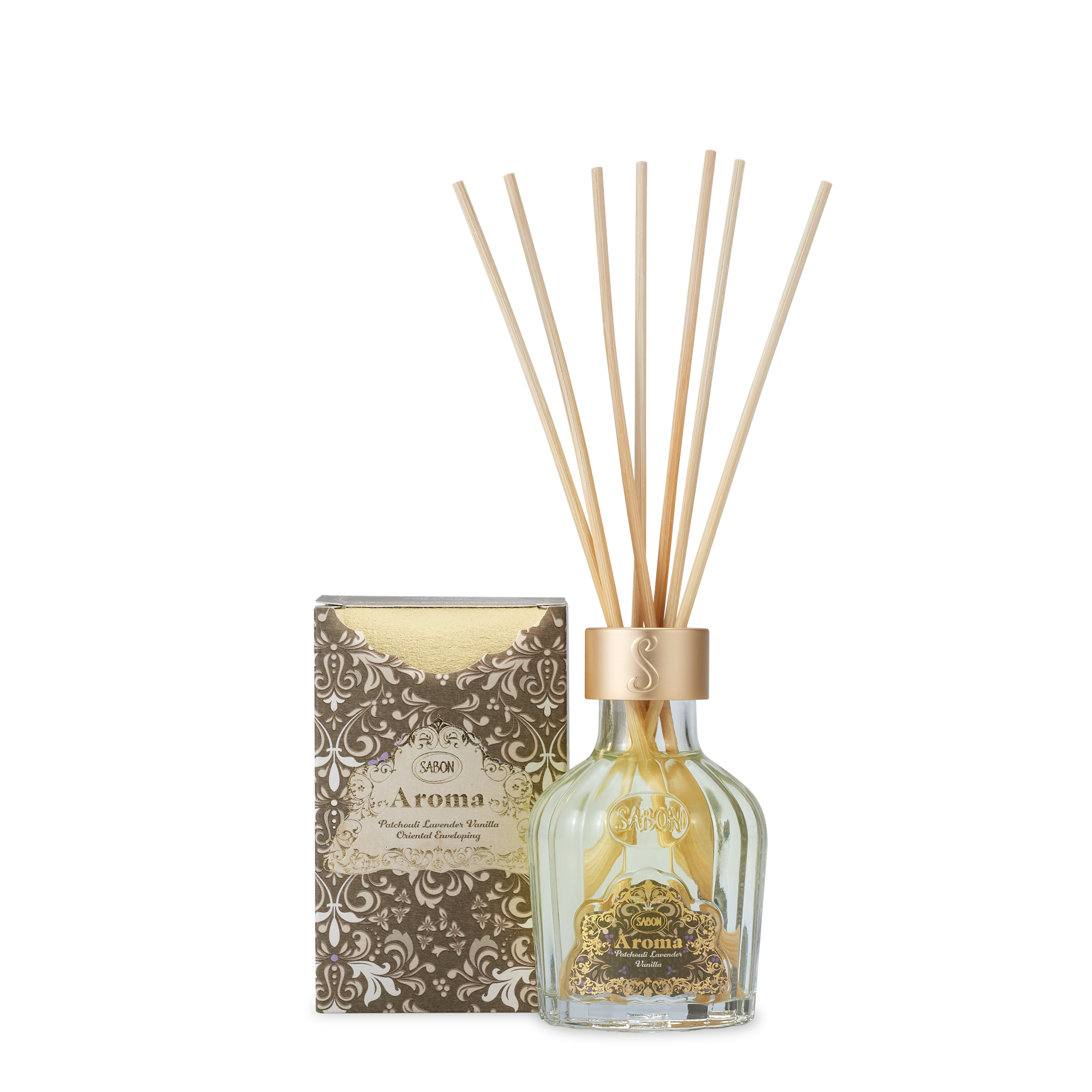 Mini Aroma Reed Diffuser Patchouli Lavender Vanilla 100mL