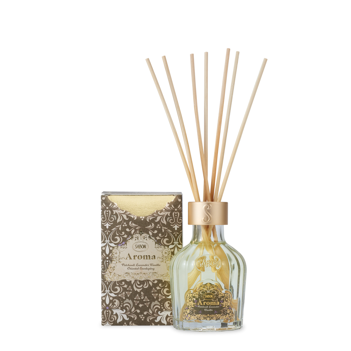 Mini Aroma Reed Diffuser Patchouli Lavender Vanilla 100ml