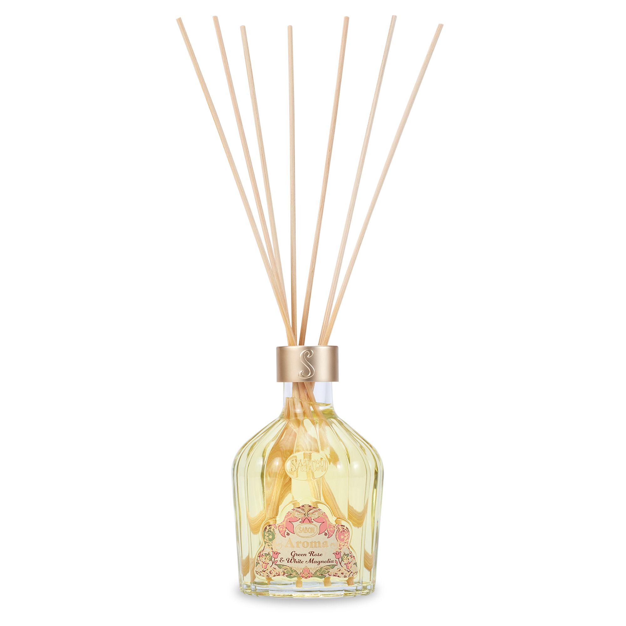 Aroma Reed Diffuser Green Rose & White Magnolia 8.3oz (245mL)