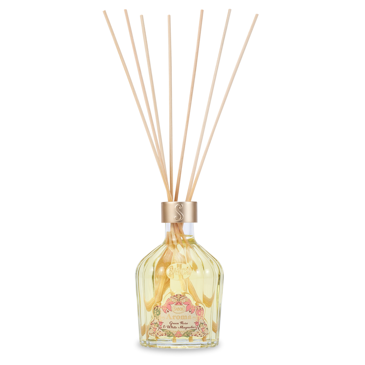 Aroma Reed Diffuser Green Rose & White Magnolia 8.3oz (245mL)