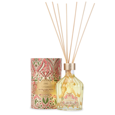 Aroma Reed Diffuser Green Rose & White Magnolia 8.3oz (245mL)
