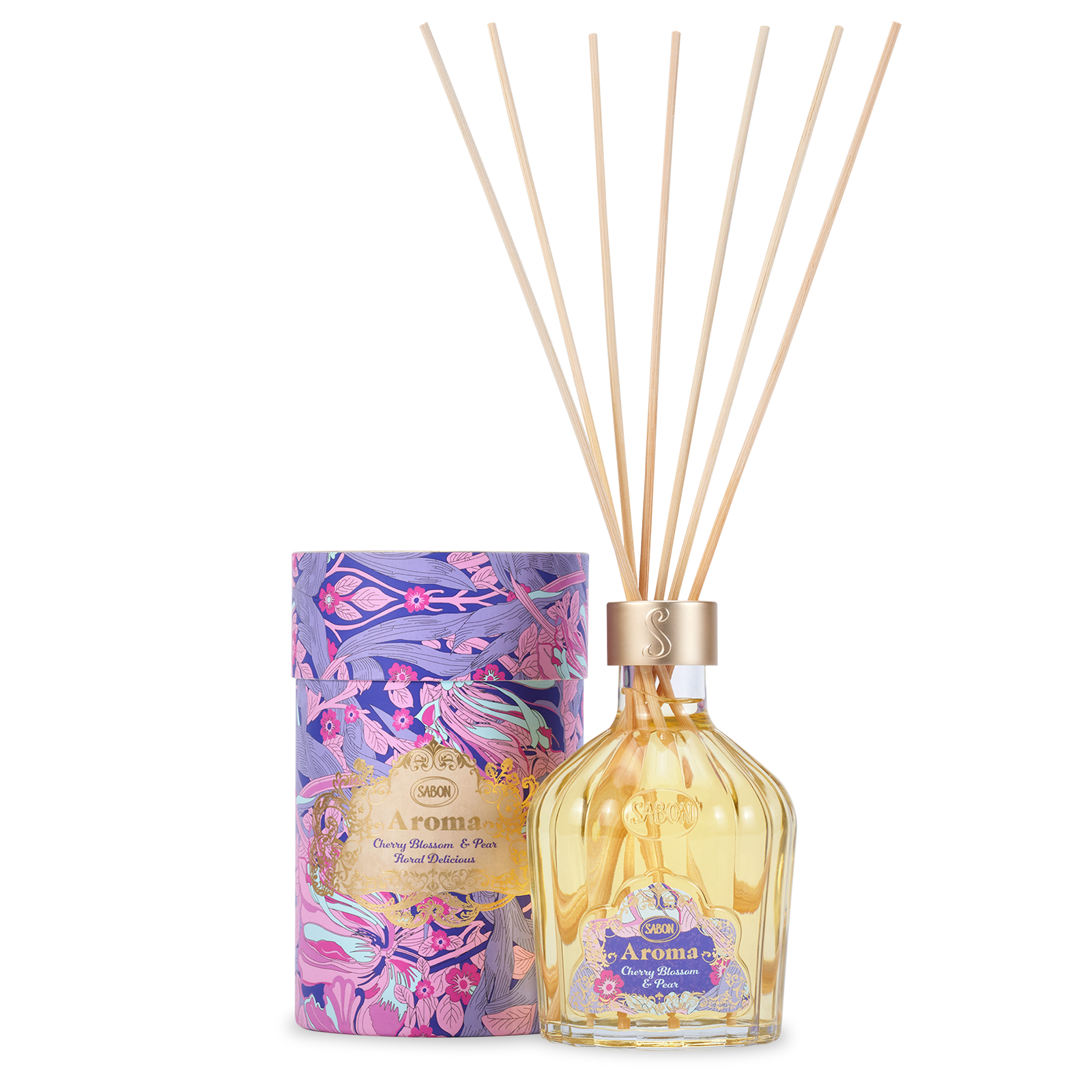 Aroma Reed Diffuser Cherry Blossom & Pear 8.3oz (245mL)