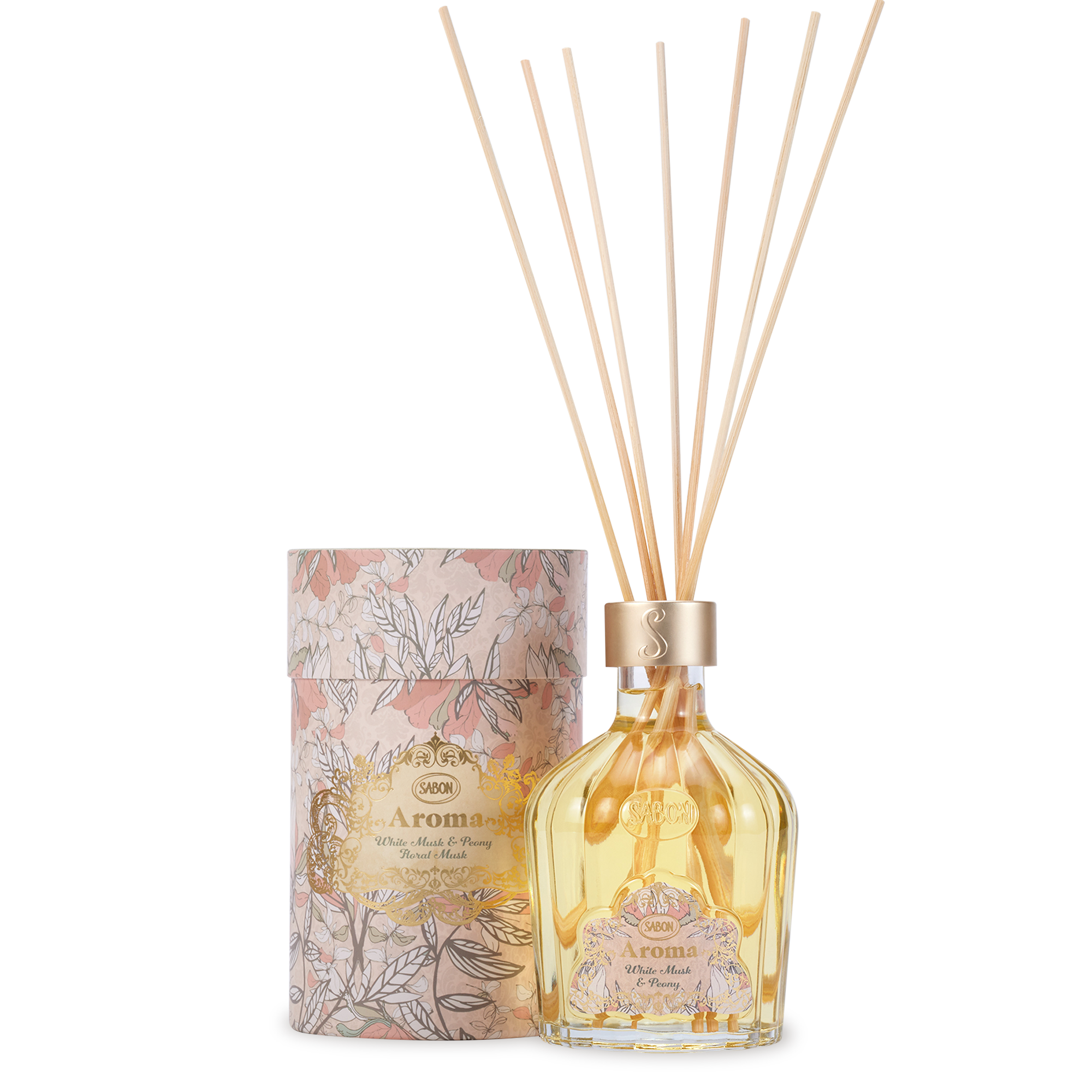 Aroma Reed Diffuser White Musk & Peony 8.3oz (245mL)