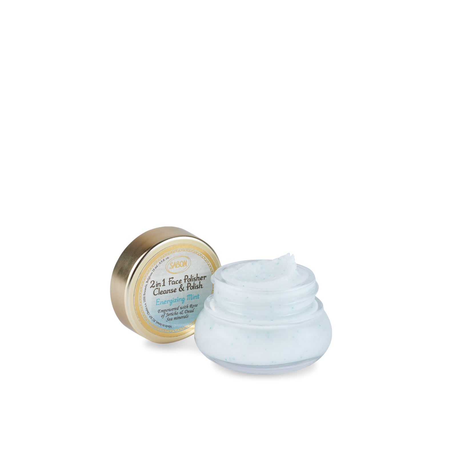 Mini 2 in 1 Face Polisher Mint 0.5oz (15mL)