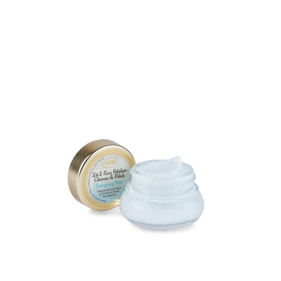 Mini 2 in 1 Face Polisher Mint 15ml