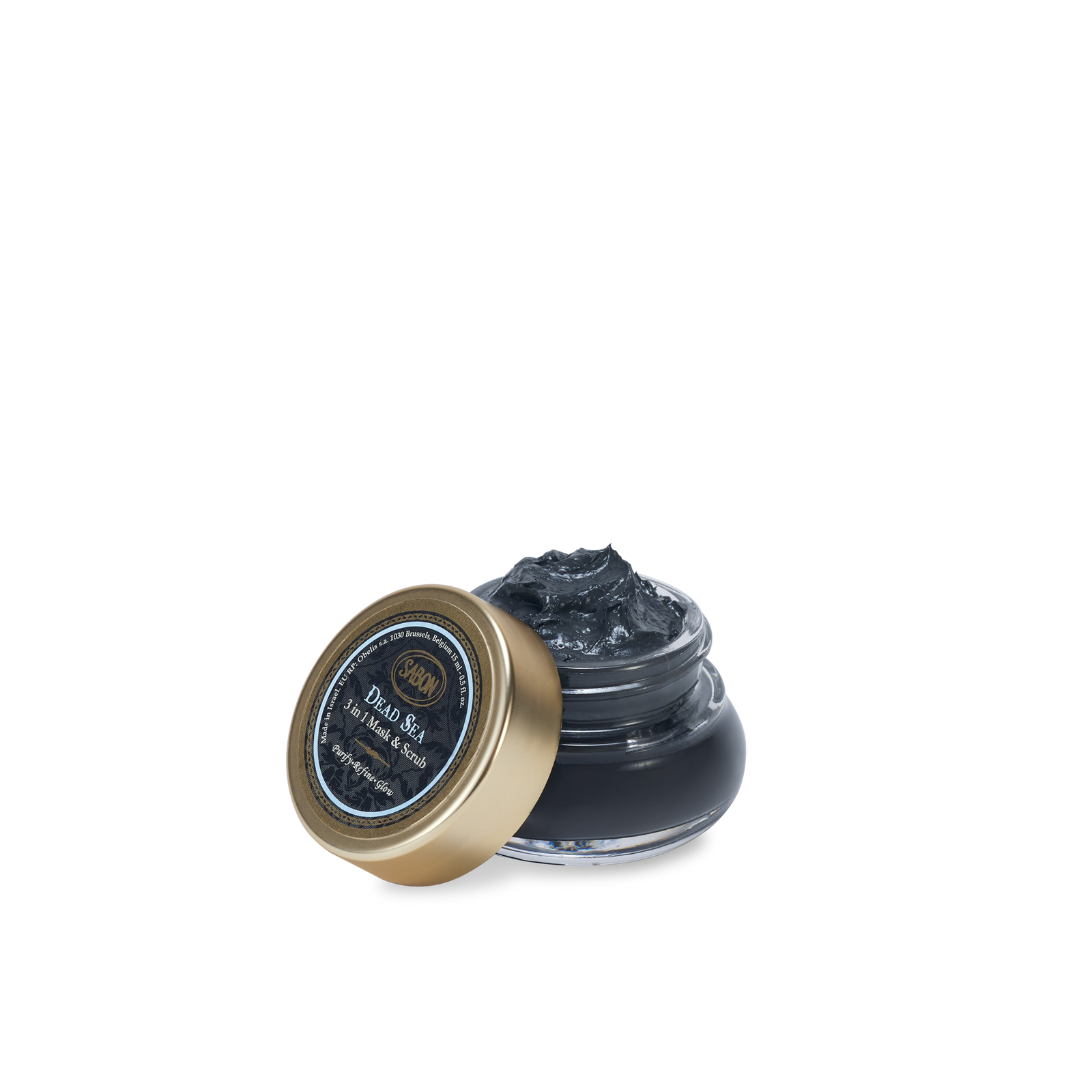 3-in-1 Dead Sea Facial Scrub Mask 0.5oz (15mL)