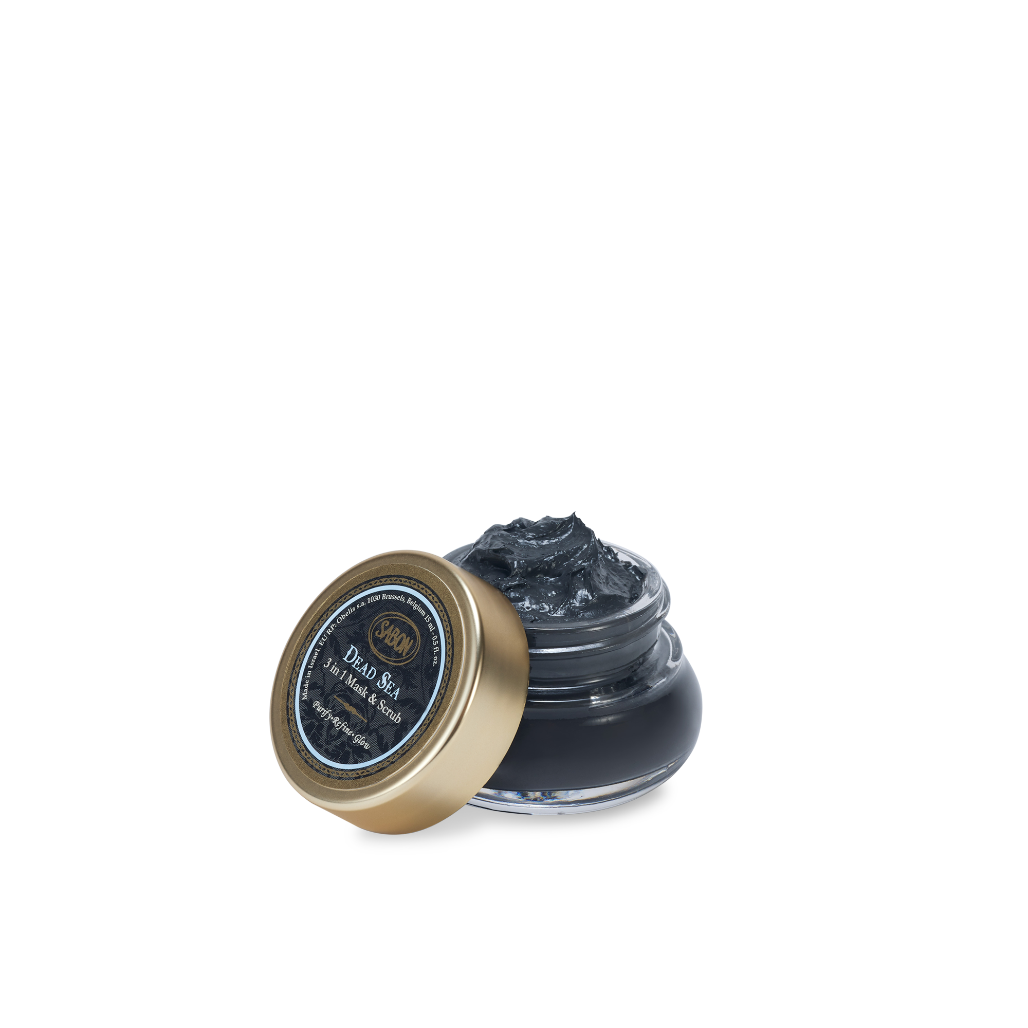 3-in-1 Dead Sea Facial Scrub Mask 0.5oz (15mL)