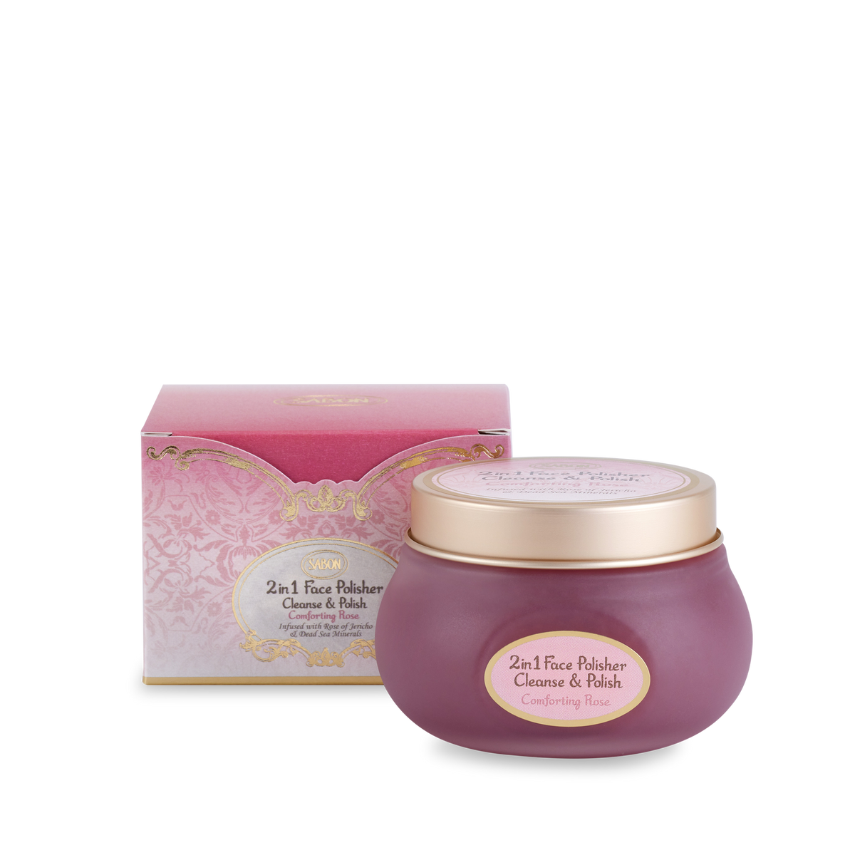2 in 1 Gelée Face Polisher Comforting Rose 125ml