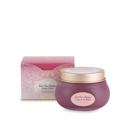 2 in 1 Gelée Face Polisher Comforting Rose 125ml