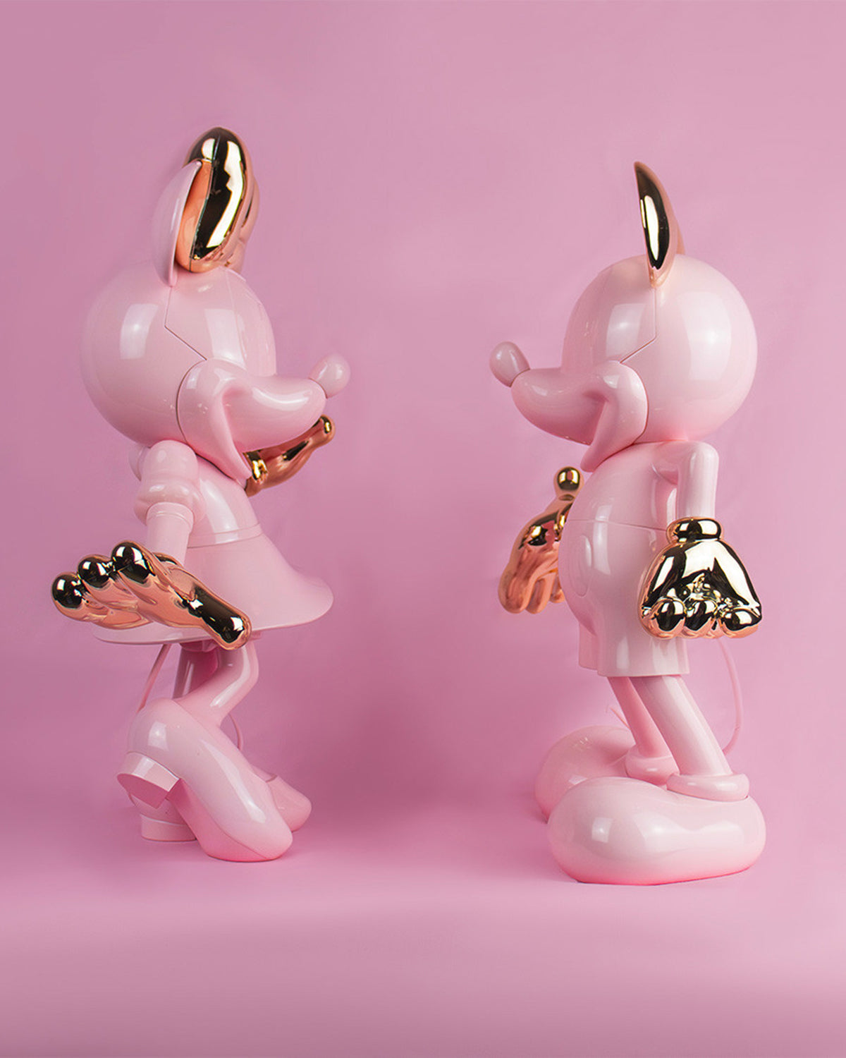 Minnie Mouse WELCOME Pastel Pink & Gold 12in