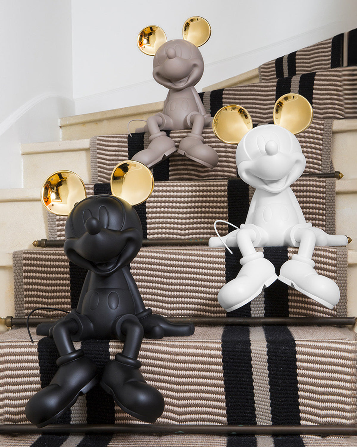 Mickey Mouse TAKE 2 Taupe & Gold 19"