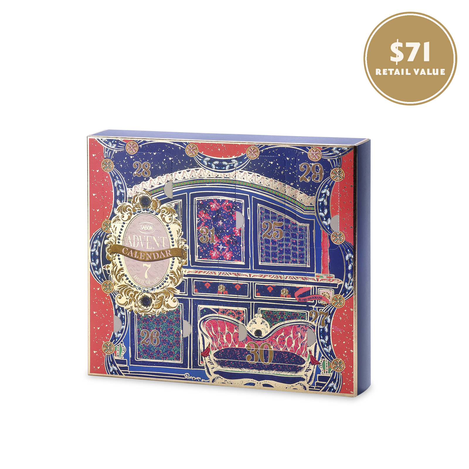 7-Day Advent Calendar Blush Gourmand