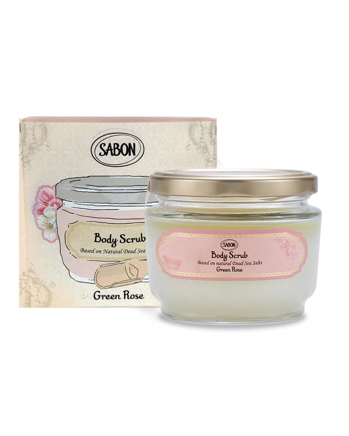 Body Scrub Green Rose 11.3oz (320g) In Box