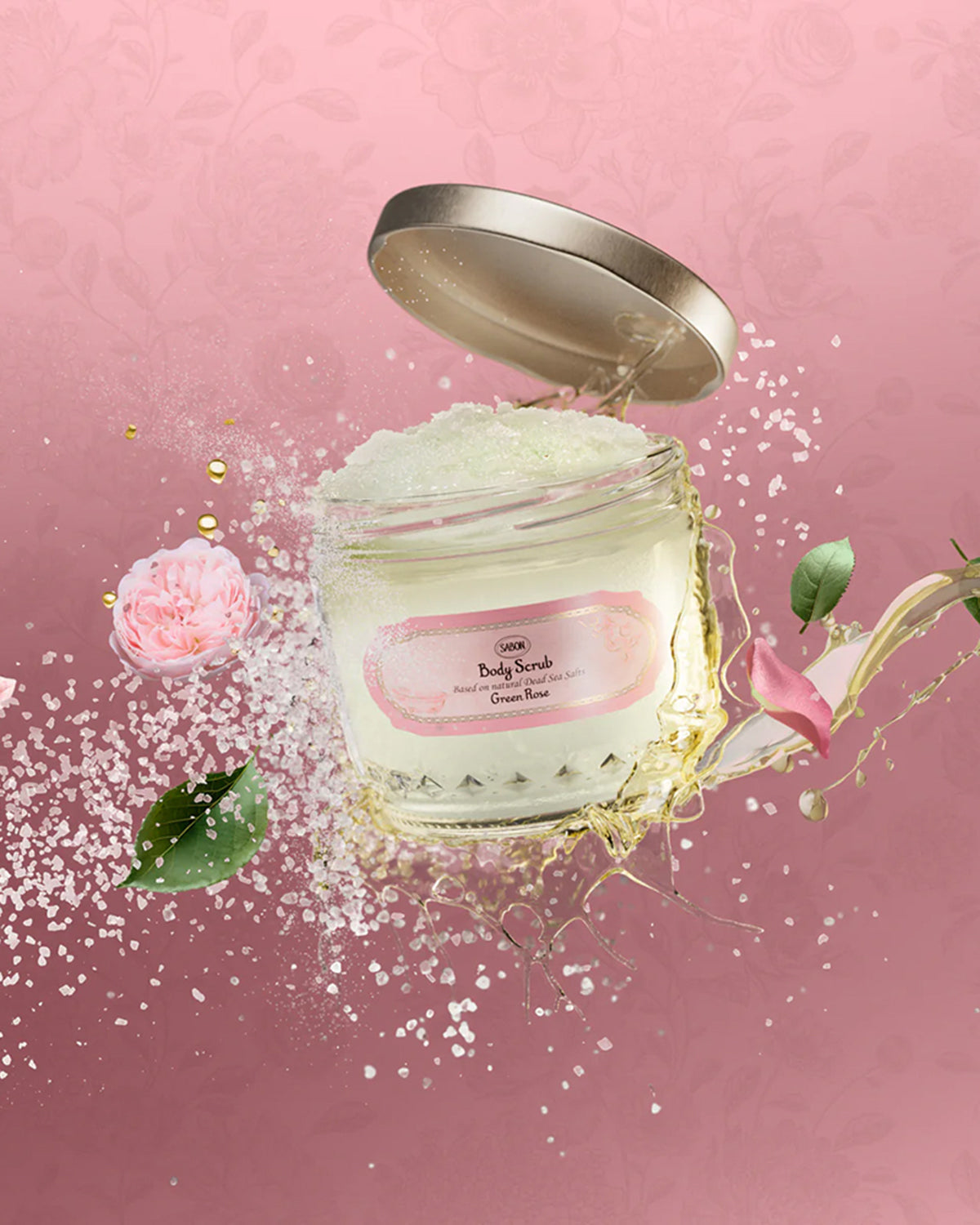 Body Scrub Green Rose 11.3oz (320g) In Box