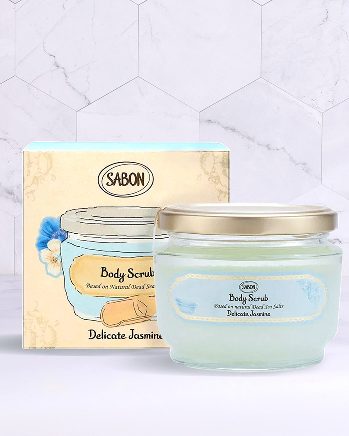 Body Scrub Delicate Jasmine 11.3oz (320g) in Box