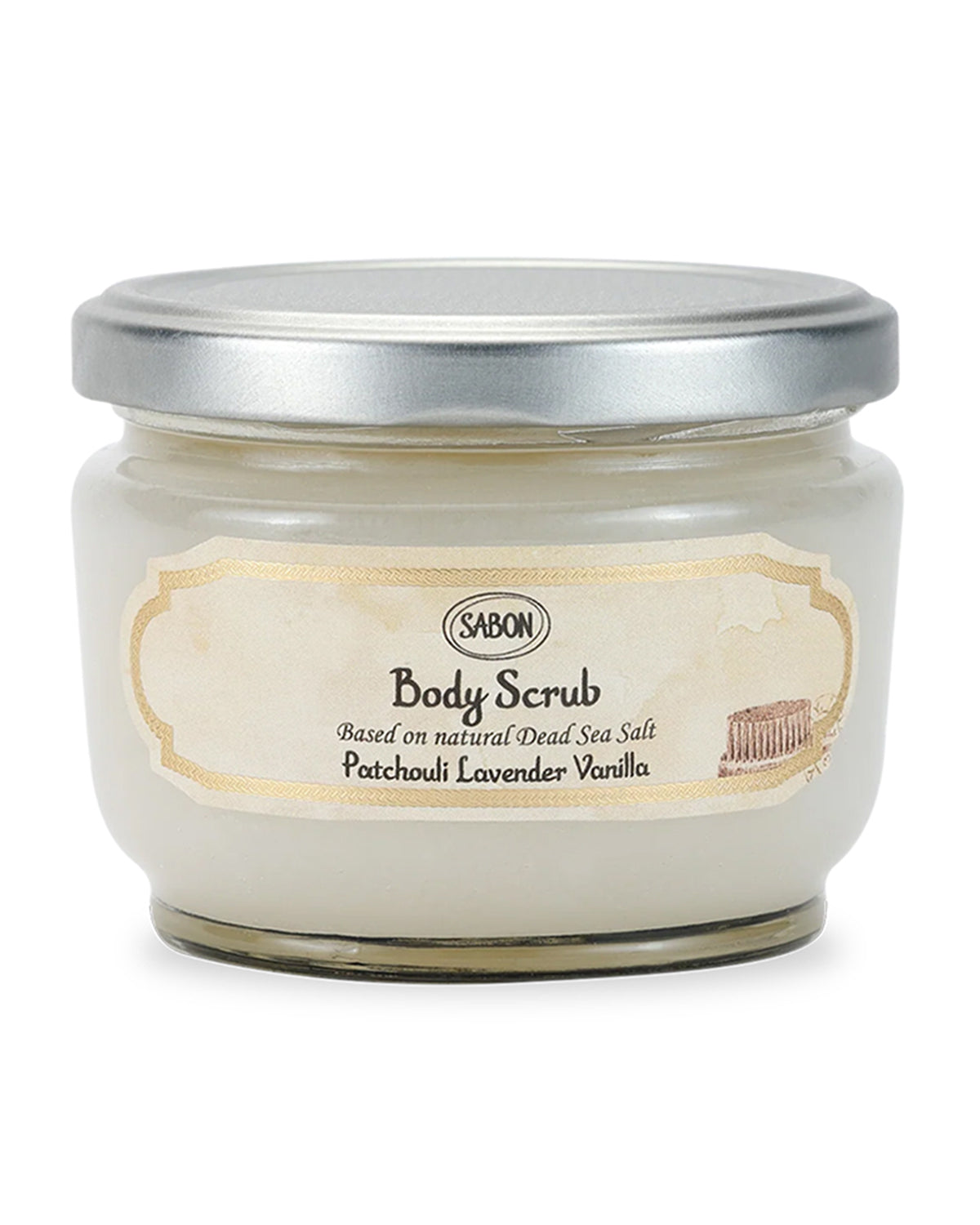 Body Scrub Patchouli Lavender Vanilla 320g in Box