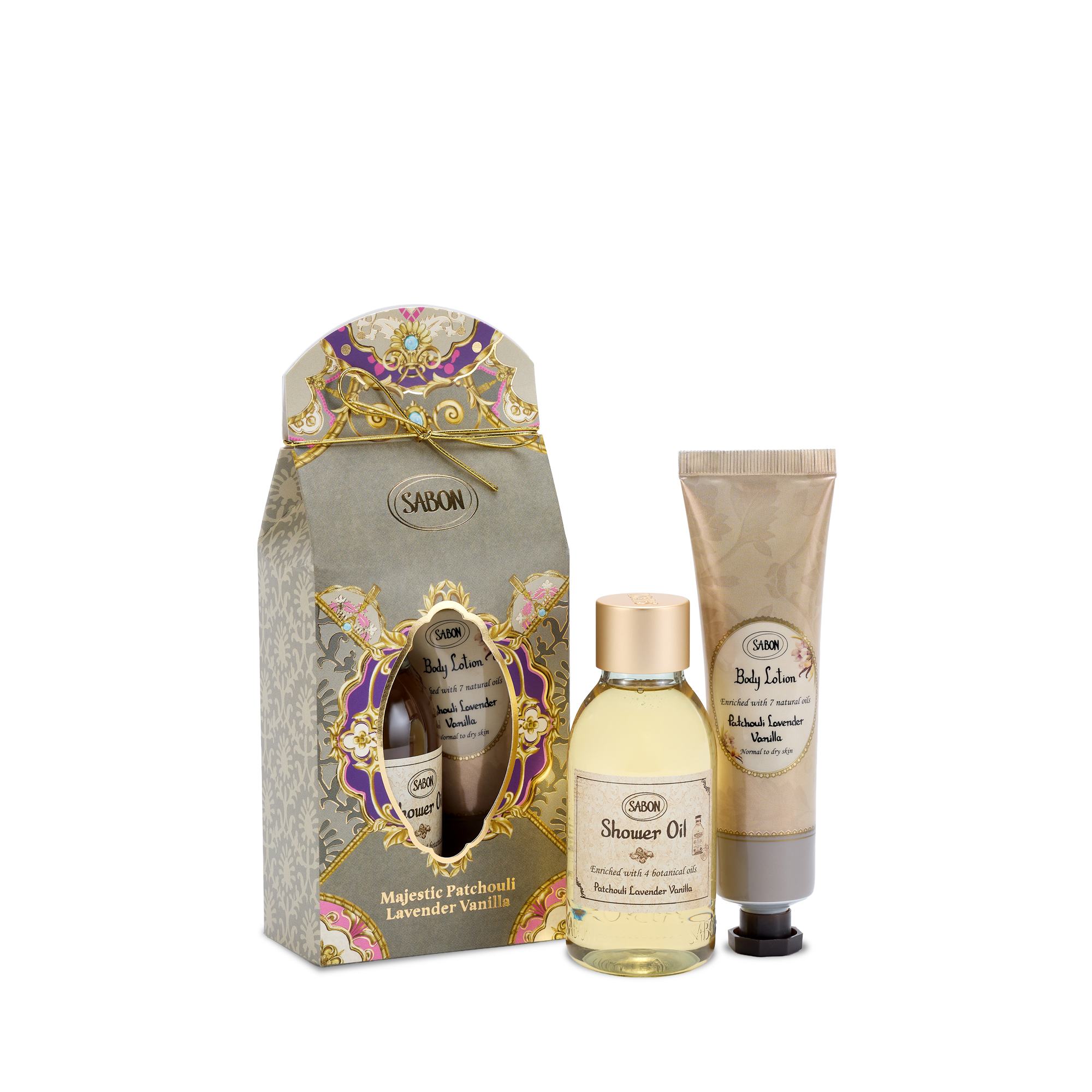 Majestic Gala Mini Kit- Shower Oil + Body Lotion P-L-V