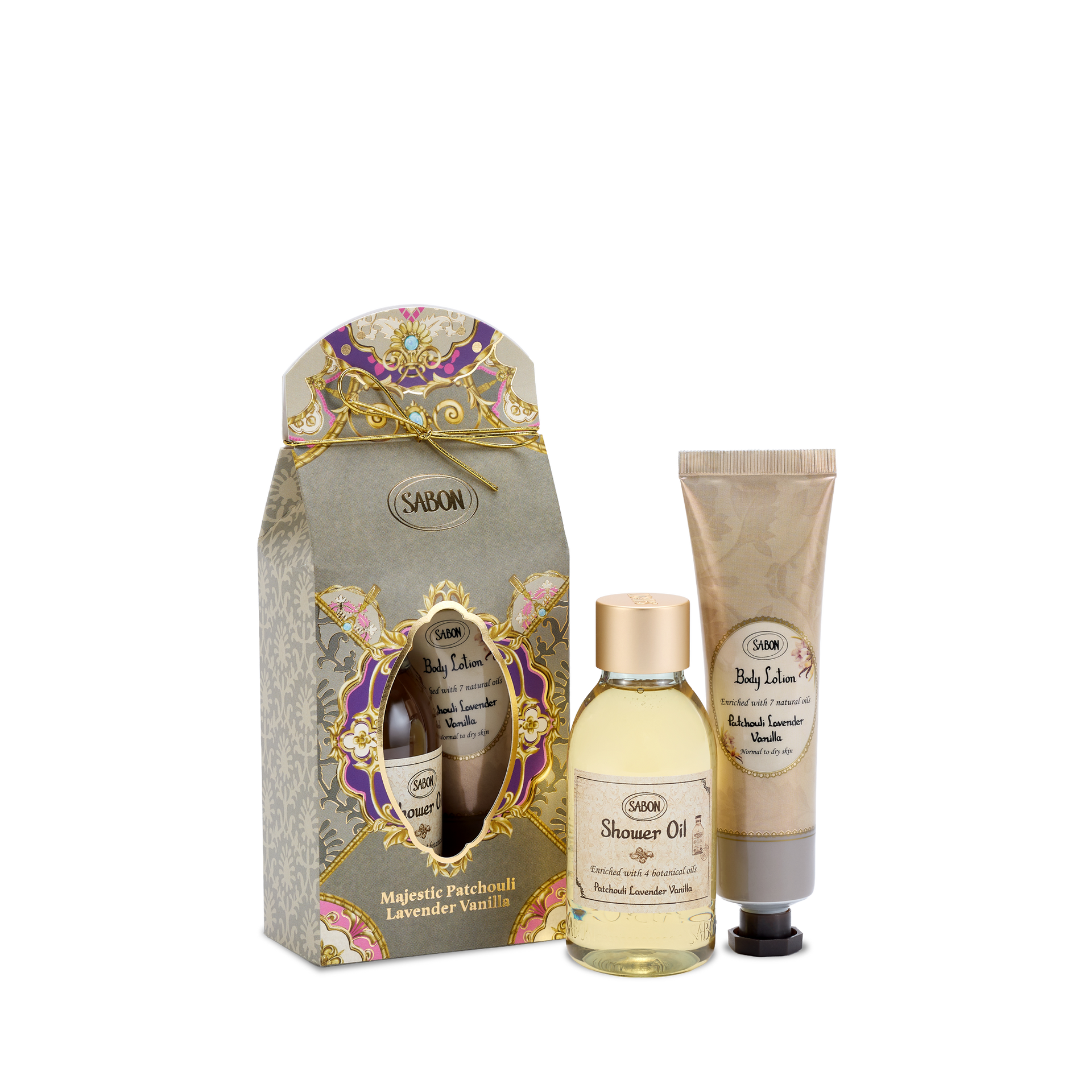 Majestic Gala Mini Kit- Shower Oil + Body Lotion P-L-V