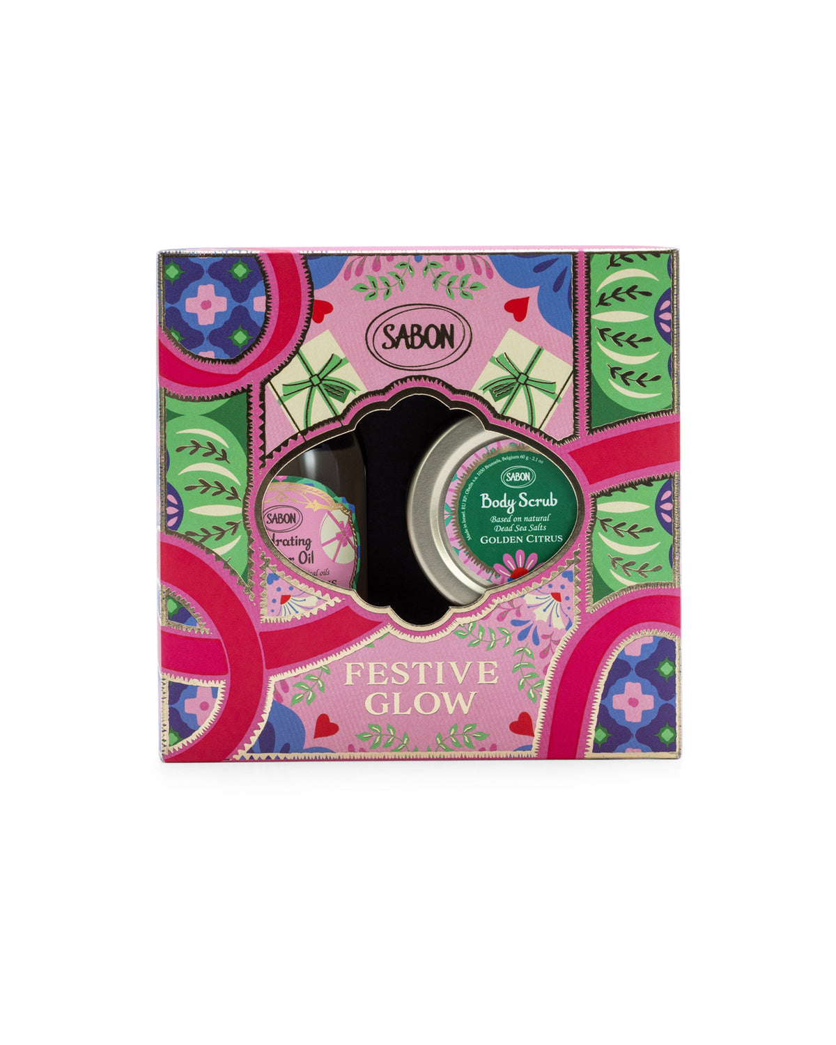 Kit Shower Oil + Body Scrub Festive Glow