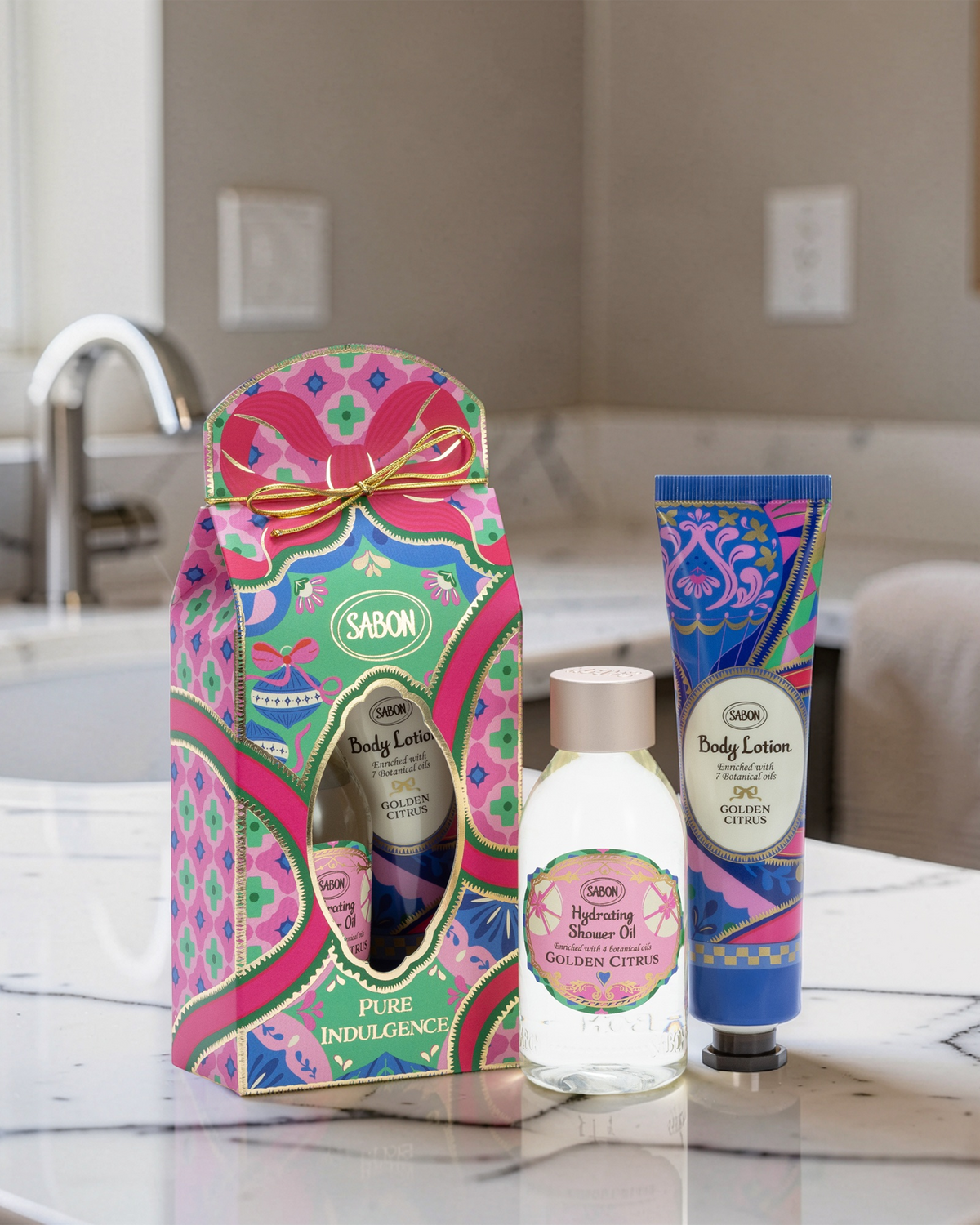 Kit Shower Oil + Body Lotion Pure Indulgence