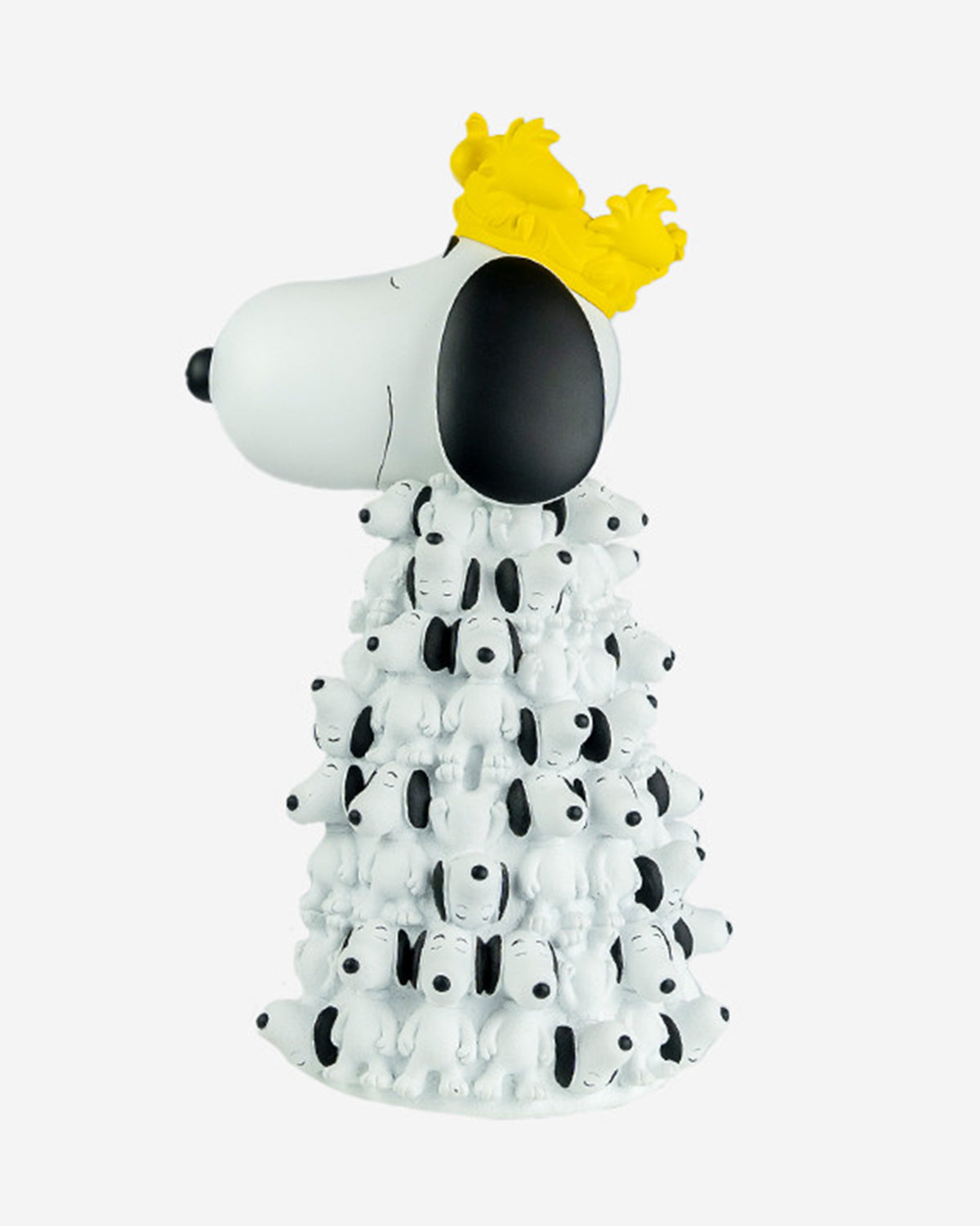 Snoopy King with Mini Snoopies on Cape & Woodstock as Crown 17in