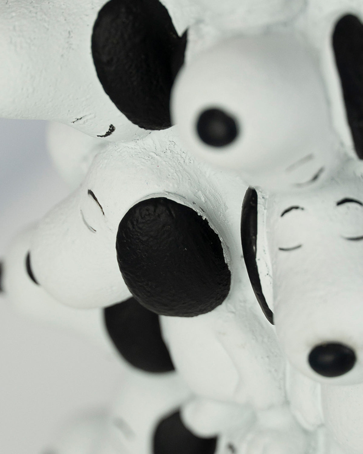 Snoopy KING with Mini Snoopies on Cape & Woodstock as Crown White & Yellow 17in