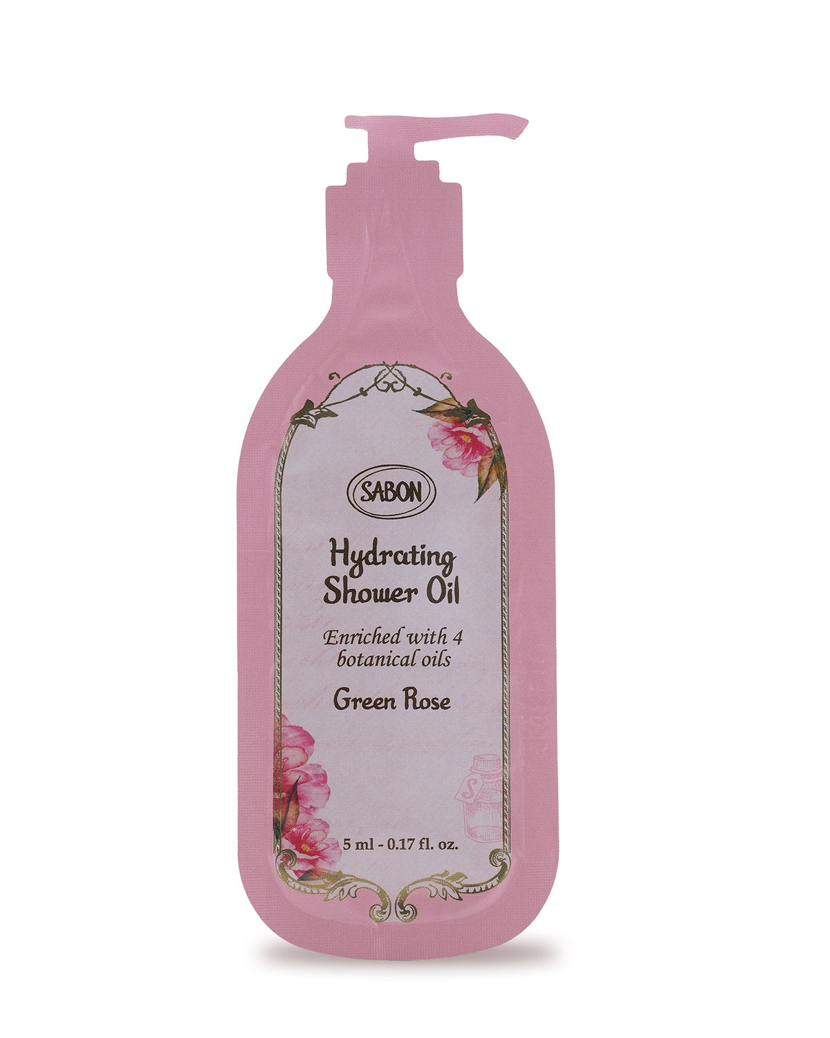 Add-On Sample Shower Oil Green Rose 5ml