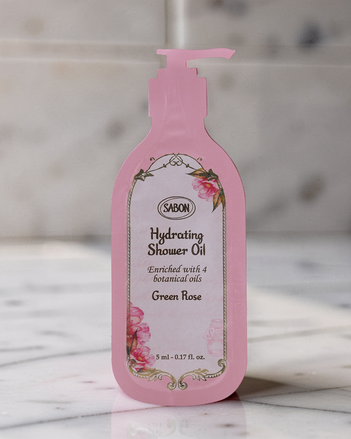 Add-On Sample Shower Oil Green Rose 5ml