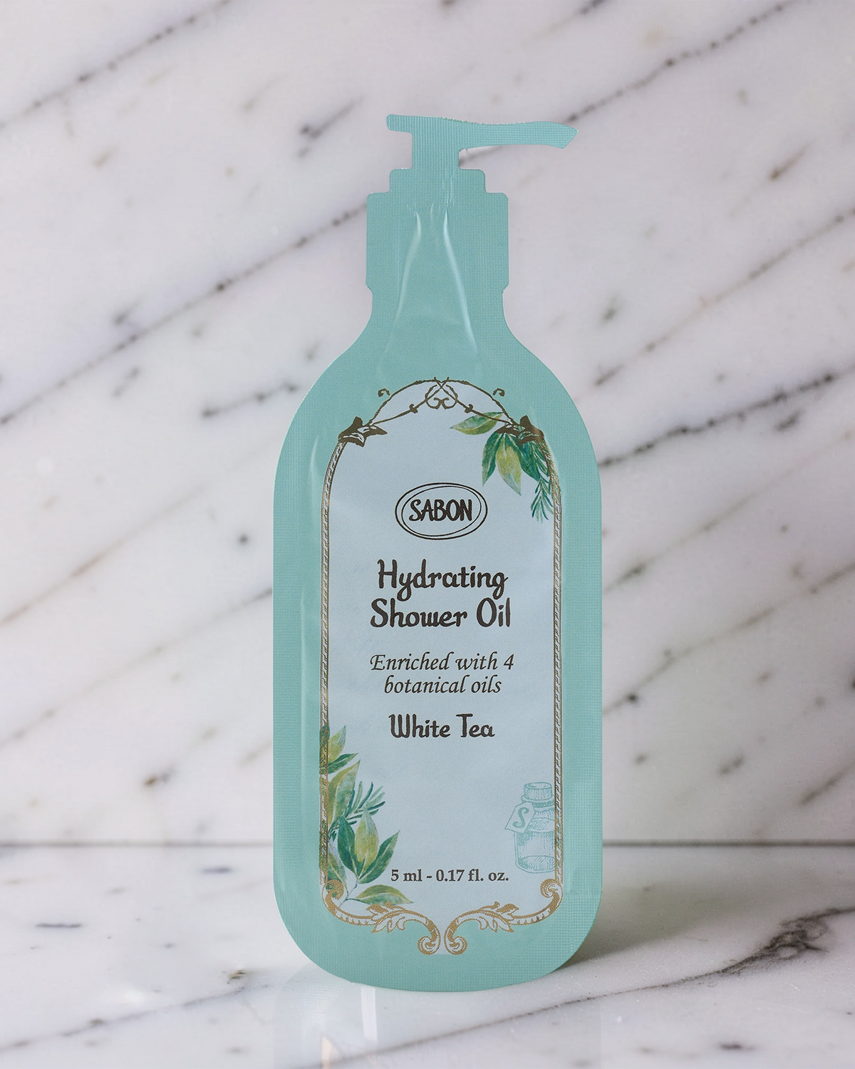 Add-On Sample Shower Oil White Tea 5ml