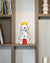 Snoopy King with Mini Snoopies on Cape & Woodstock as Crown 17in