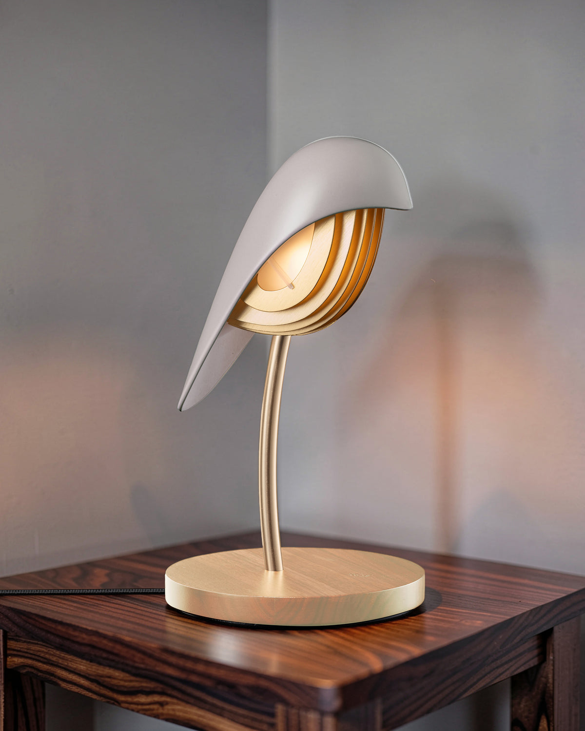 Desk Lamp BIRD Almond Beige