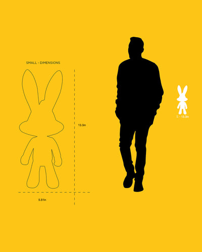 Bugs Bunny SUPER POP Grey & White 13"