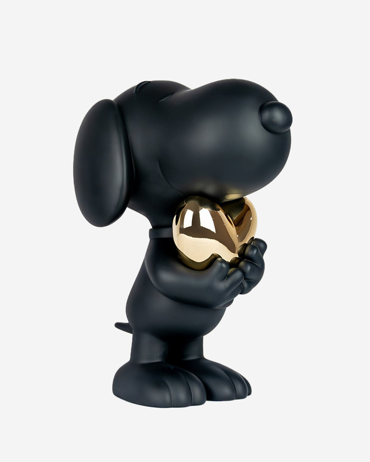 Snoopy HEART - LD Studio - Matt Black & Chromed Gold - 21.5"