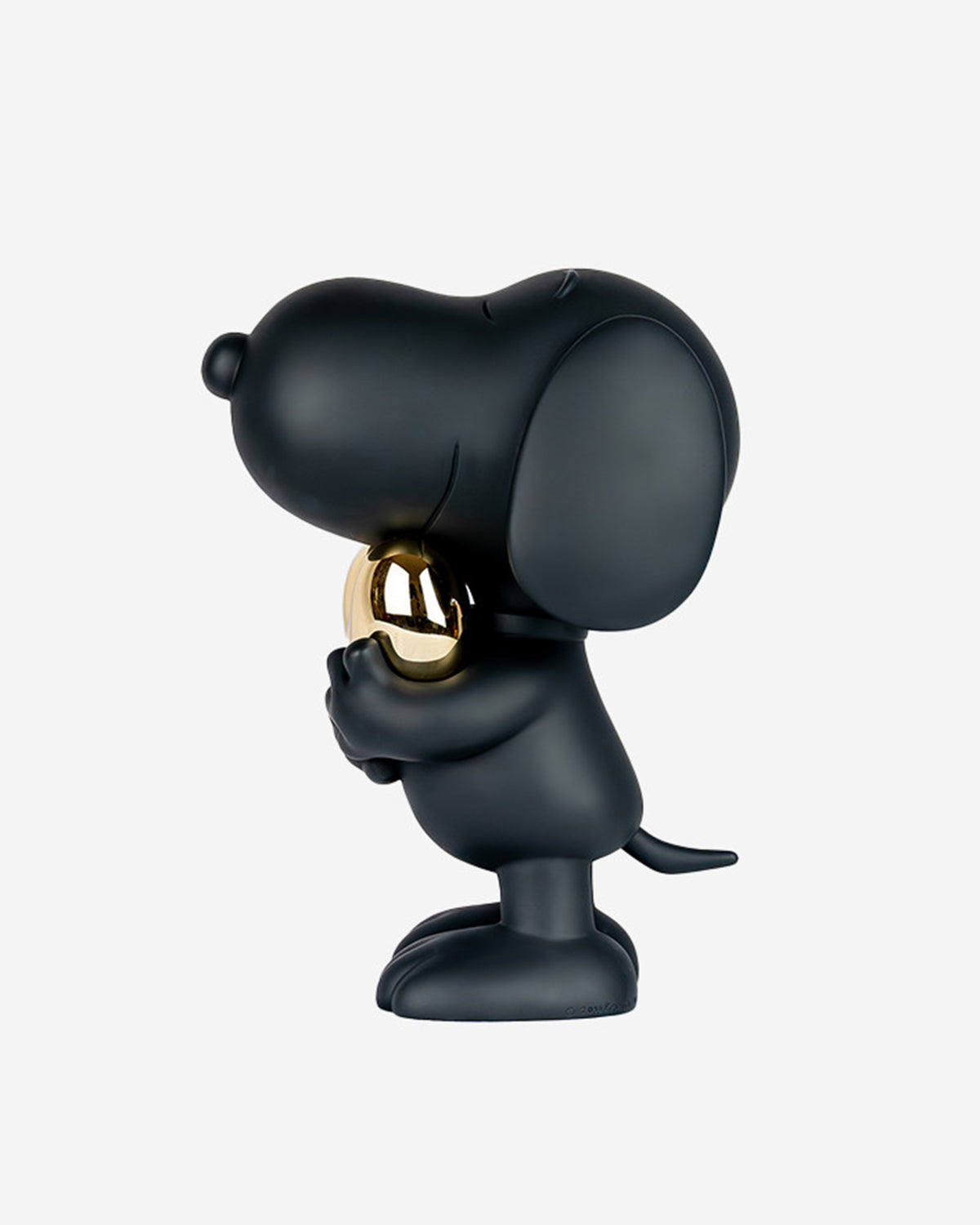 Snoopy Heart Black & Gold 11"