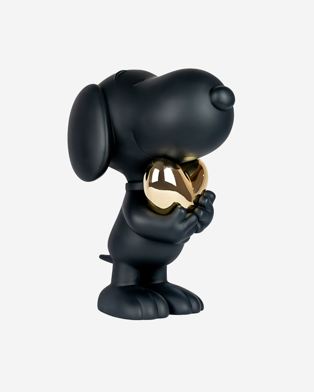 Snoopy Heart Black & Gold 11"