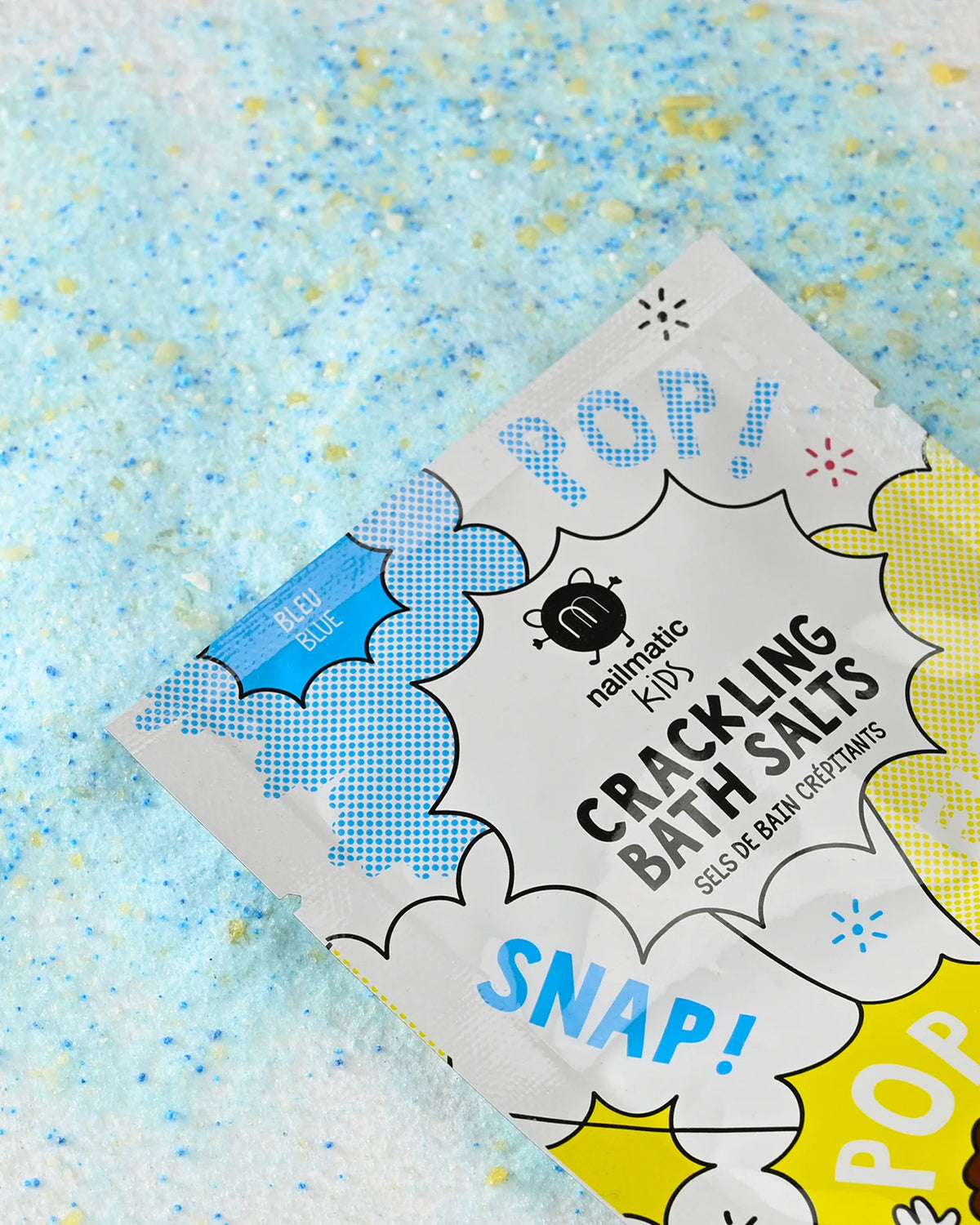 Nailmatic Bath Salts for Kids CRACKLING Blue
