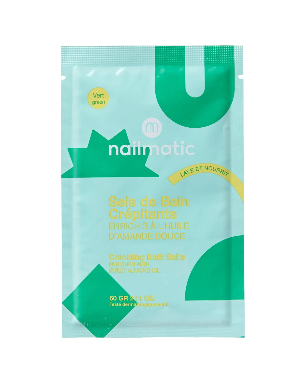 Bath Salts for Kids CRACKLING Green