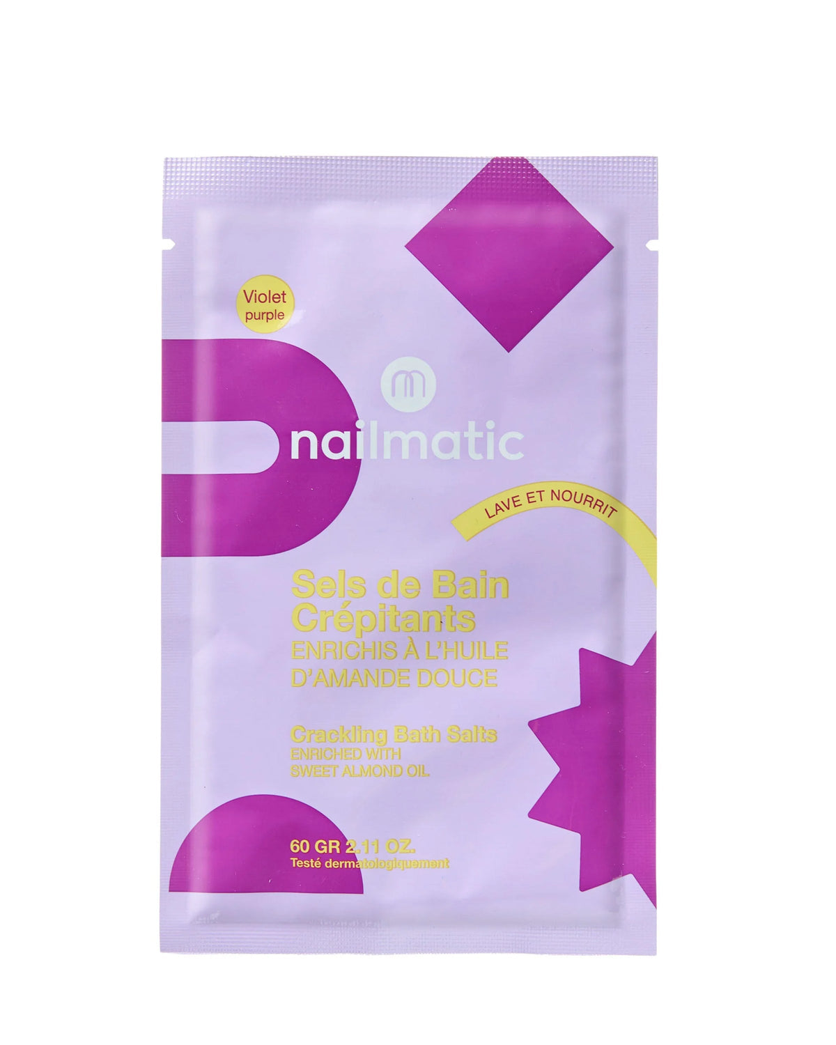 Bath Salts for Kids CRACKLING Purple