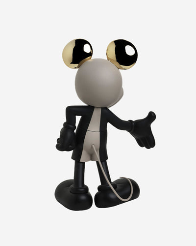 Mickey Mouse HOPPEN Taupe, Black & Gold 12"