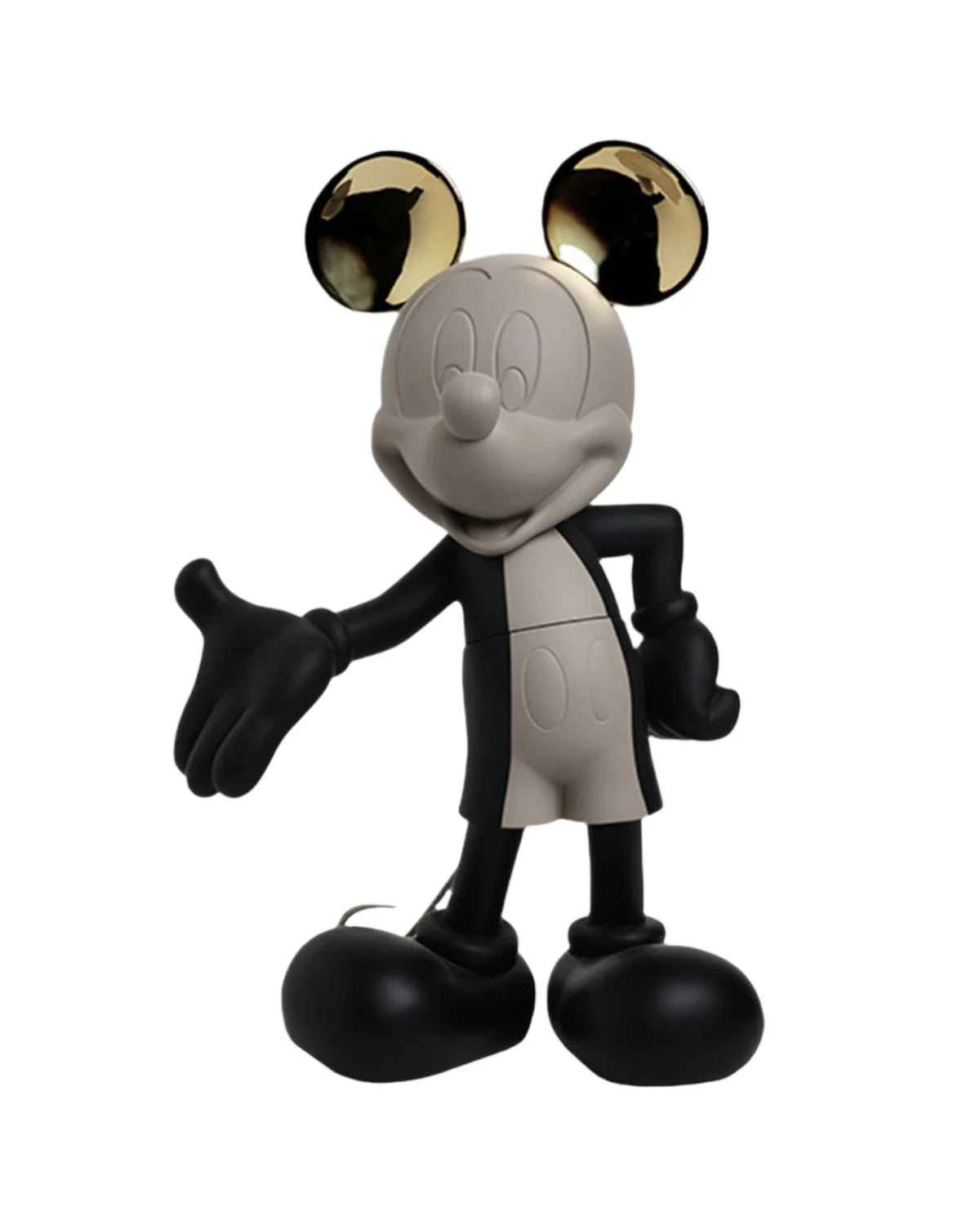 Mickey Mouse HOPPEN Taupe, Black & Gold 12"