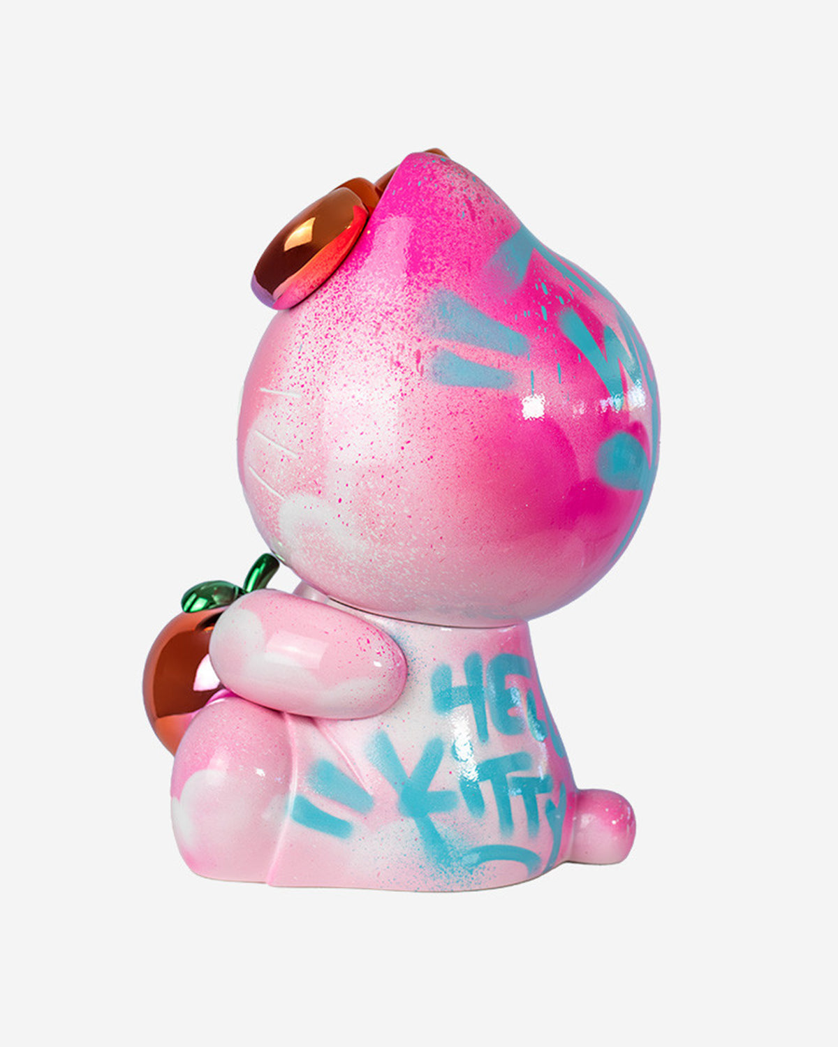 Hello Kitty GRAFFITI Pink with Red Apple 21in