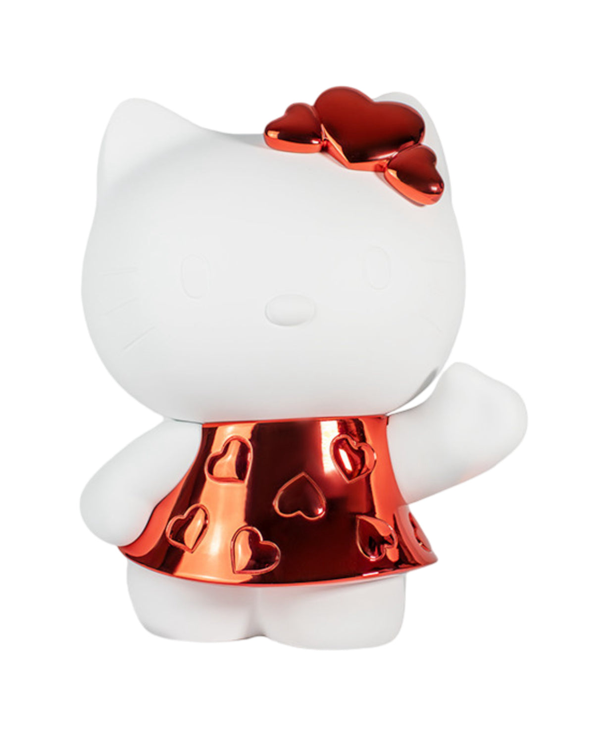 Hello Kitty Heart - LD Studio - White & Chrome Red - 10.5 in