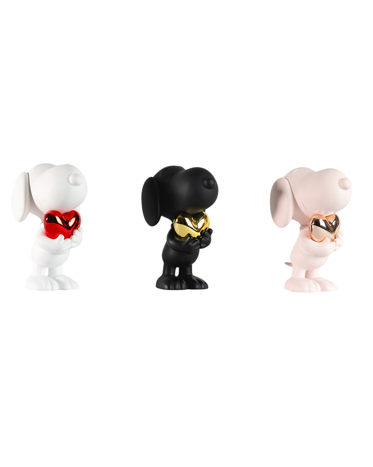 Set of 3 Snoopy Heart - LD Studio - Multi - 4 in