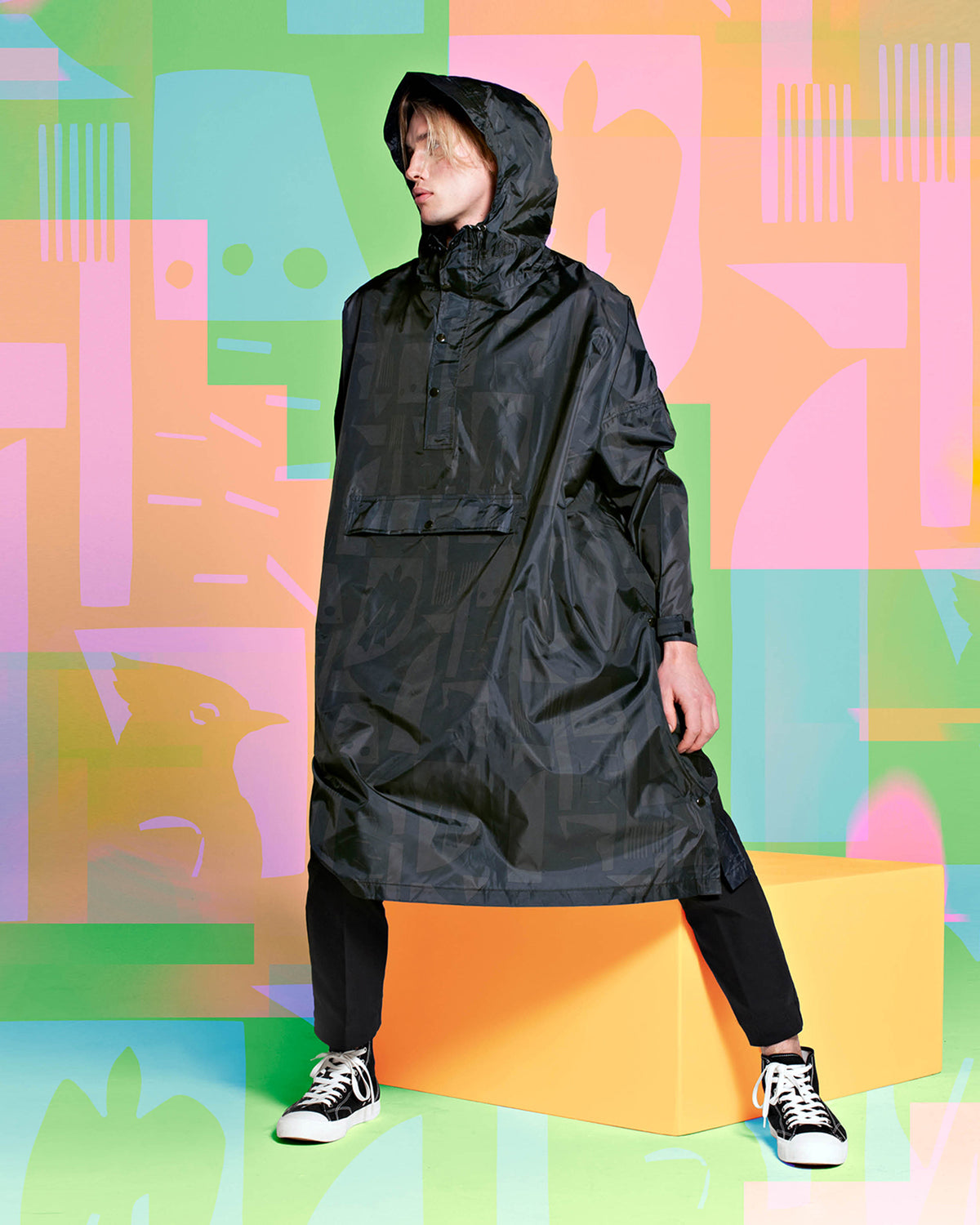 Rain Poncho Camo