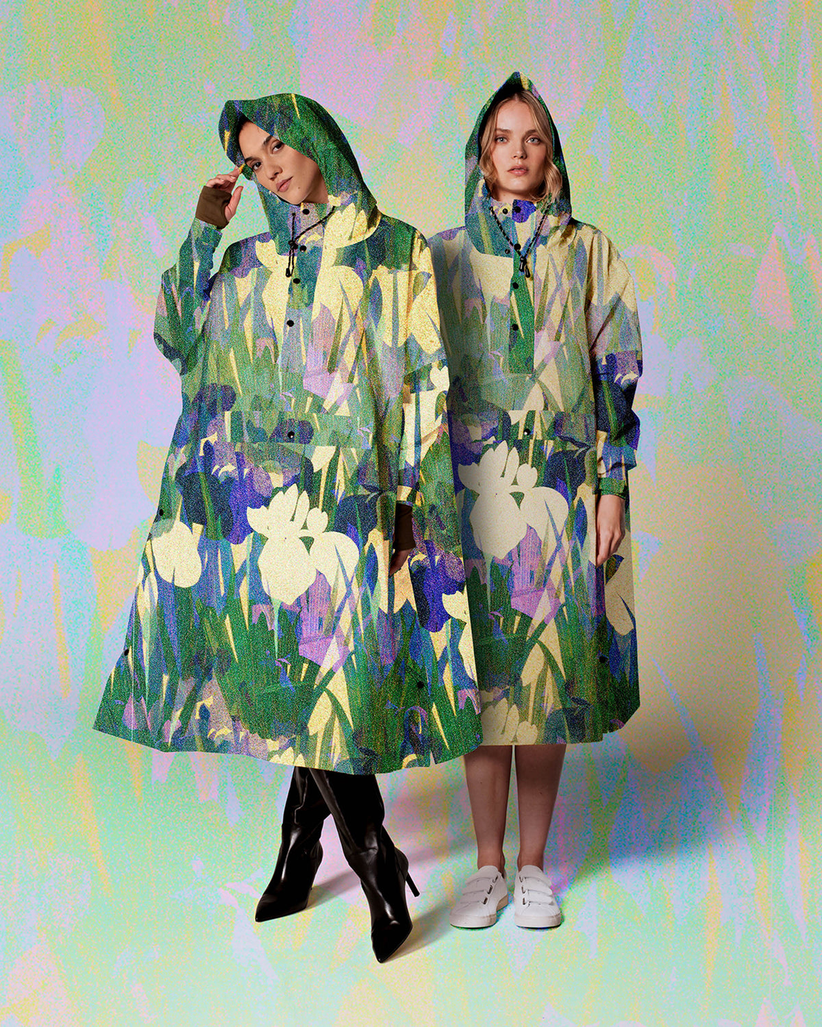 Rain Poncho Floral